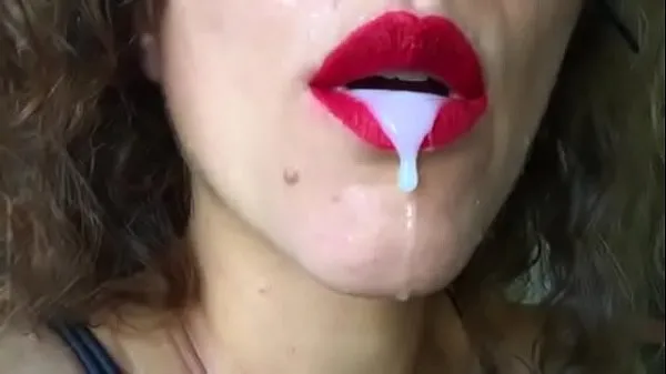 Meilleures vidéos sur l’énergie Sperme dans ma bouche SlowMo cracher détruire le maquillage