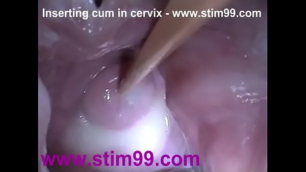Beste Insertion Semen Cum in Cervix Wide Stretching Pussy Speculum energivideoer