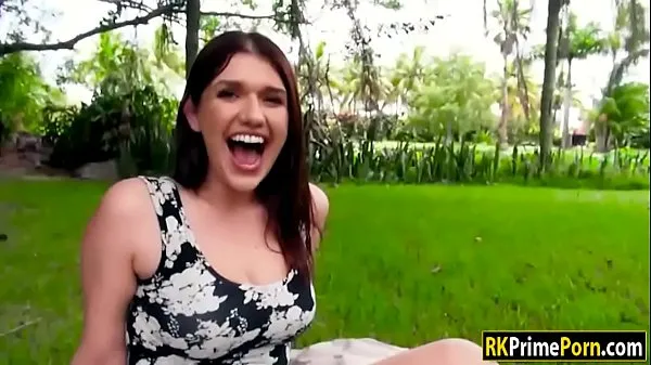 Video tenaga April Dawn swallows cum for some money terbaik