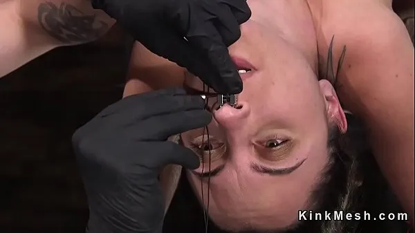 بہترین Slave bent over strapped with hair pulled back توانائی کی ویڈیوز
