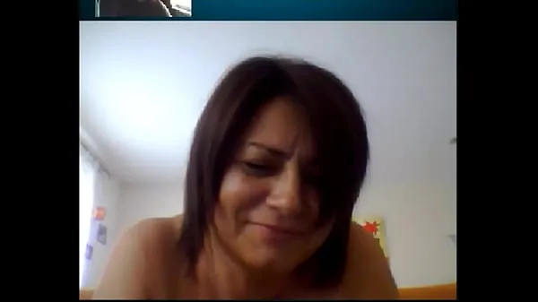 أفضل مقاطع فيديو الطاقة Italian Mature Woman on Skype 2