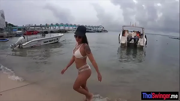 En İyi Beach tease and romantic fuck with Thai wifey Enerji Videoları