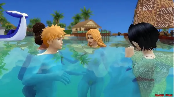 Los mejores Bleach En La Playa Rukia Follada por Renji Fuertemente Anime Hentai Parodia vídeos de energía