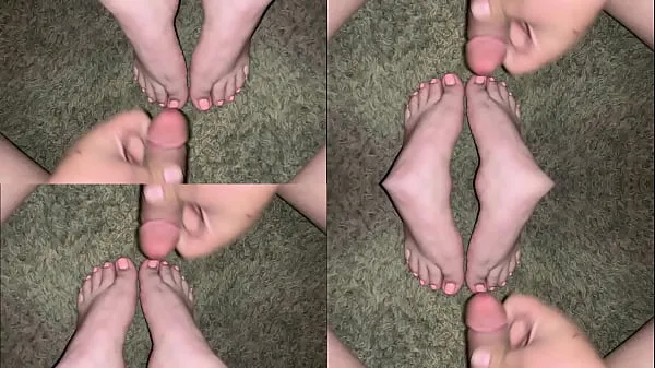 Los mejores Buena corrida en los pies sexys de mis amigas cachondas (amateur) Multi Angle vídeos de energía