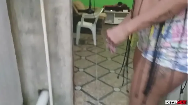 Video tenaga KSAL HOT goes out to look for a place to fuck on the street, and finds an abandoned house, the owner arrives at the time of the fuck and eats Danny hot's naughty pussy too terbaik