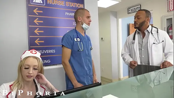 最佳BiPhoria - Nurse Catches Doctors Fucking Then Joins In能源视频