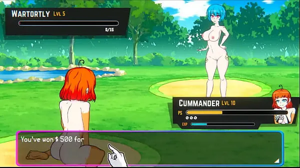 Bästa Oppaimon [Pokemon parody game] Ep.5 small tits naked girl sex fight for training energivideor