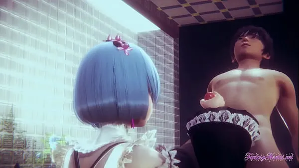 Τα καλύτερα βίντεο Re Zero Hentai - Rem Handjob with POV (Uncensored) - Japanese Asian manga anime game porn ενέργειας