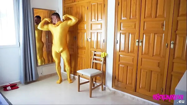 Τα καλύτερα βίντεο full spandex coverage of muscle man in a zentai suit and hood ενέργειας