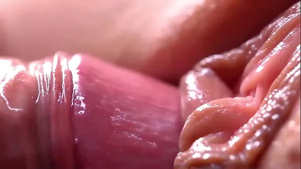 Bedste Extremily close-up pussyfucking. Macro Creampie energivideoer