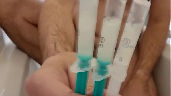 Best injecting sperm from a strange guy into my peehole with syringe that he send me via express shipping energy Videos