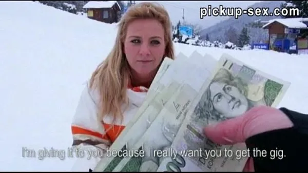 最高のAmateur blonde Czech girl Nathaly Teges pounded for moneyエネルギービデオ