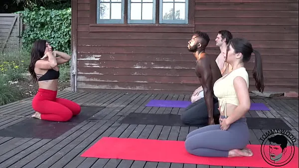 Video tenaga BBC Yoga Foursome Real Couple Swap terbaik