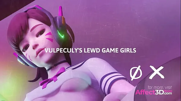 Najboljši videoposnetki Vulpeculy's Lewd Game Girls - 3D Animation Bundle energije