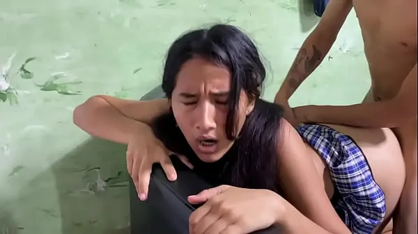 Video NO Prof It hurts!!! Young woman student leaves with her teacher after school, real homemade năng lượng hay nhất