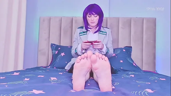 Los mejores MY HERO ACADEMIA: ¡Kyoka Jiro se acostumbra como un juguete! BWC le destruye el ojete y se corre en los pies vídeos de energía