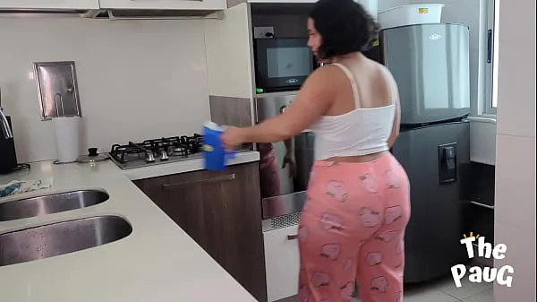 أفضل مقاطع فيديو الطاقة Fucking with my roommate in the kitchen